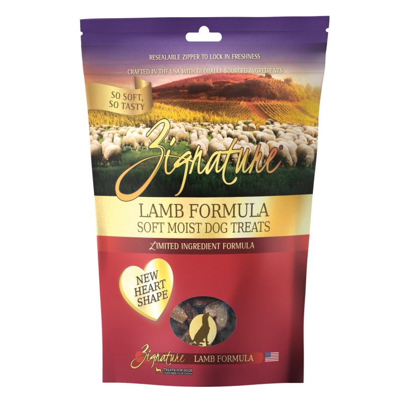 Zignature Lamb Formula Soft Moist Dog Treats