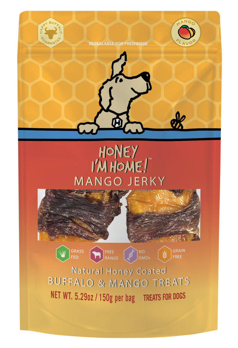 Honey I'm Home Honey Coated Buffalo & Mango Jerky (5.29 oz)