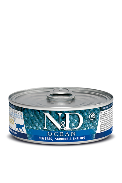 Farmina N&D Feline Sea Bass, Sardine, & Shrimp Adult Wet Food