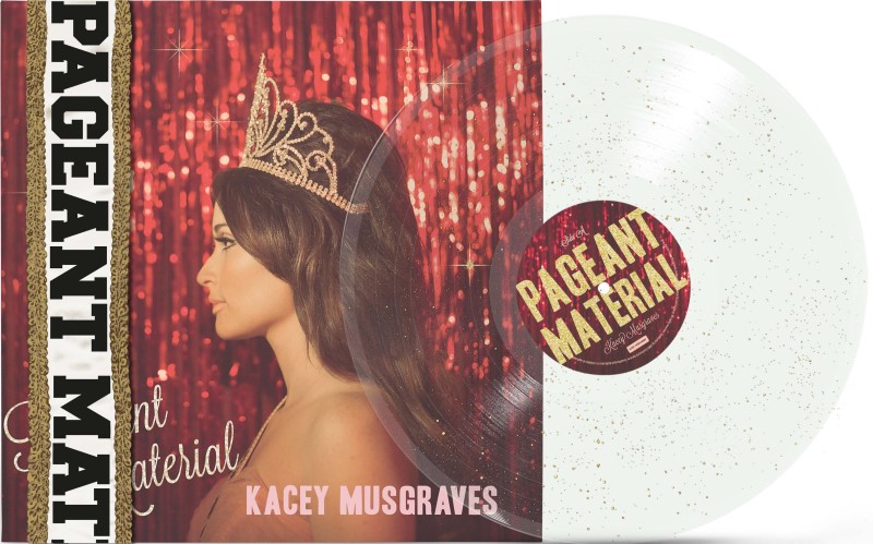 Kacey Musgraves/Pageant Material (Clear Gold Glitter Vinyl)@10 Year Anniversary@LP