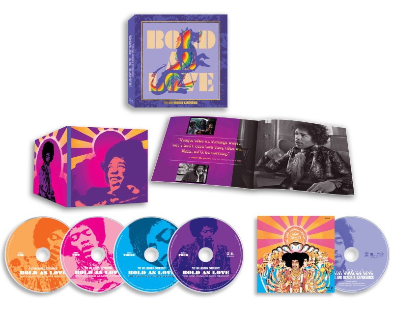 The Jimi Hendrix Experience/Bold As Love@4CD + Blu-Ray