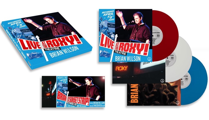 Brian Wilson/Live at the Roxy Theatre (Red, White + Blue Vinyl)@3LP 140g
