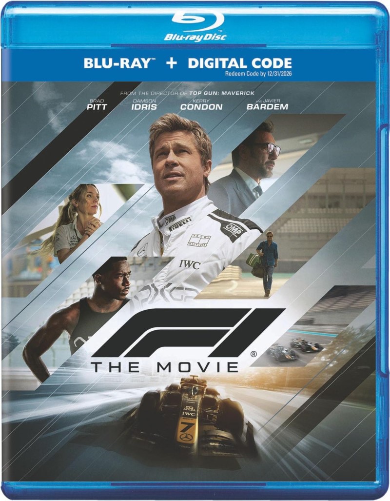 F1/Pitt/Idris/Bardem@BLU-RAY
