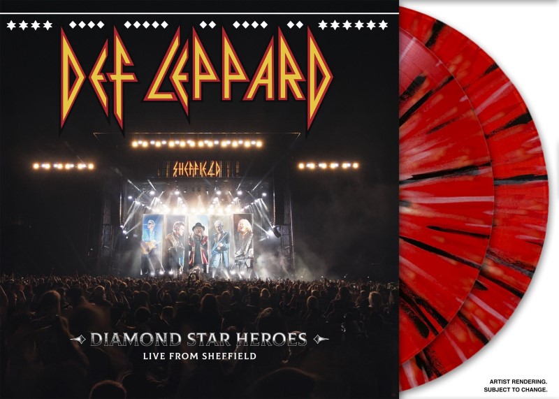 Def Leppard/Diamond Star Heroes: Live from Sheffield (Splatter Vinyl)@2LP