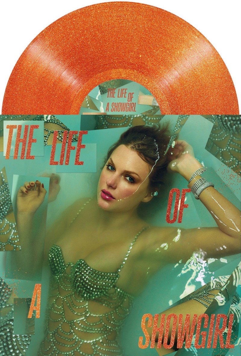 Taylor Swift/The Life of a Showgirl [Sweat and Vanilla Perfume Version]@Portofino Orange Glitter Vinyl