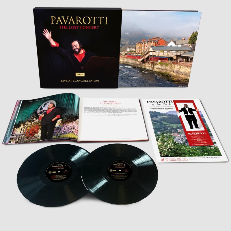 Luciano Pavarotti/The Lost Concert: Live at Llangollen 1995@2LP/Book