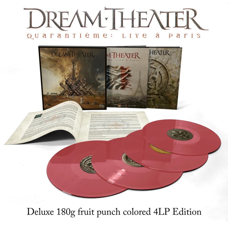 Dream Theater/Quarantieme: Live A Paris (Fruit Punch Vinyl)@4LP