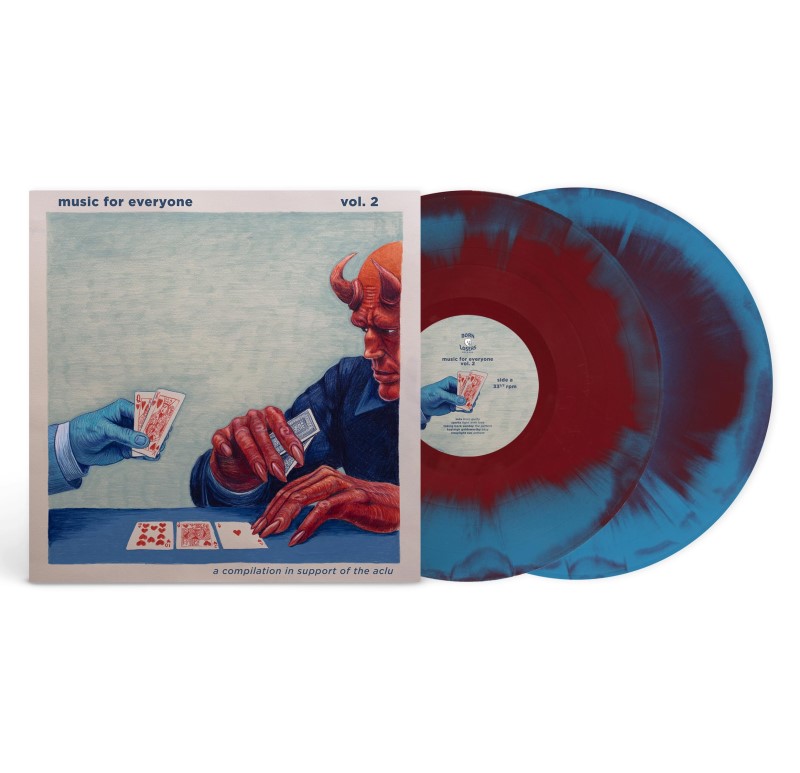 Music For Everyone/Vol. 2 (OXBLOOD W/ AQUA BLUE SWIRL VINYL)@2LP