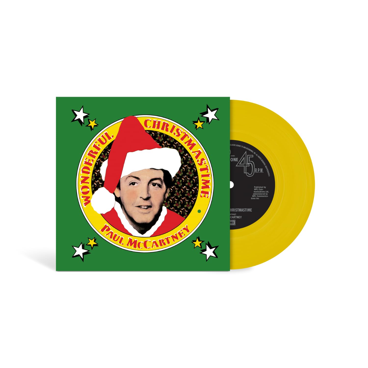 Paul McCartney/Wonderful Christmastime (Canary Yellow Vinyl)@7" Single