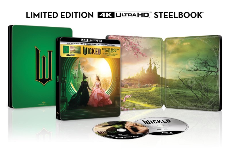 Wicked (2024)/Erivo/Grande/Goldblum@4K-UHD STEELBOOK