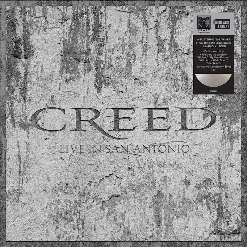 Creed/Live In San Antonio (11/14/1999) (Metallic Silver Vinyl)@Black Friday RSD Exclusive / Ltd. 3000 USA@2LP