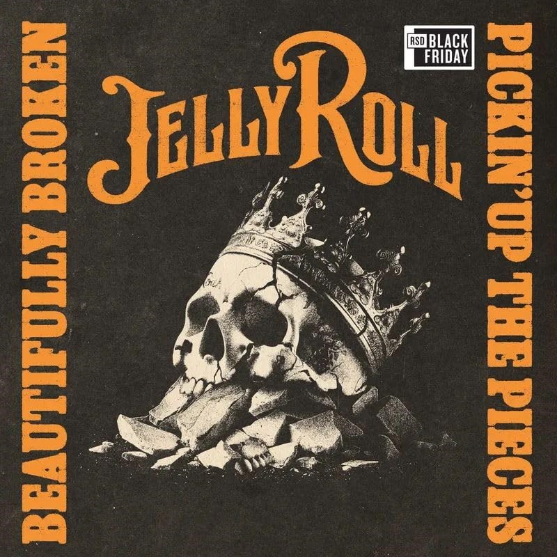 Jelly Roll/Beautifully Broken (Pickin' Up The Pieces) (Tequila Sunrise Vinyl)@Black Friday RSD Exclusive / Ltd. 8000 USA