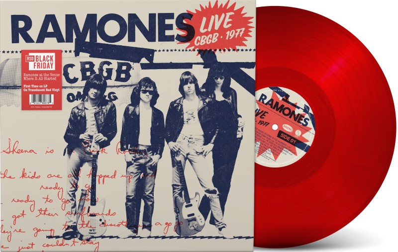Ramones/Live at CBGB, 1977 (Red Vinyl)@Black Friday RSD Exclusive / Ltd. 6000 USA