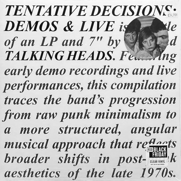 Talking Heads/Tentative Decisions: 1974-1976@Black Friday RSD Exclusive / Ltd. 7500 USA@LP  + 7"