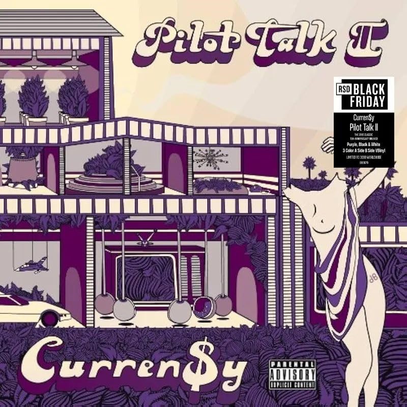 Curren$y/Pilot Talk II (Purple, Black & White Vinyl)@Black Friday RSD Exclusive / Ltd. 2000 USA
