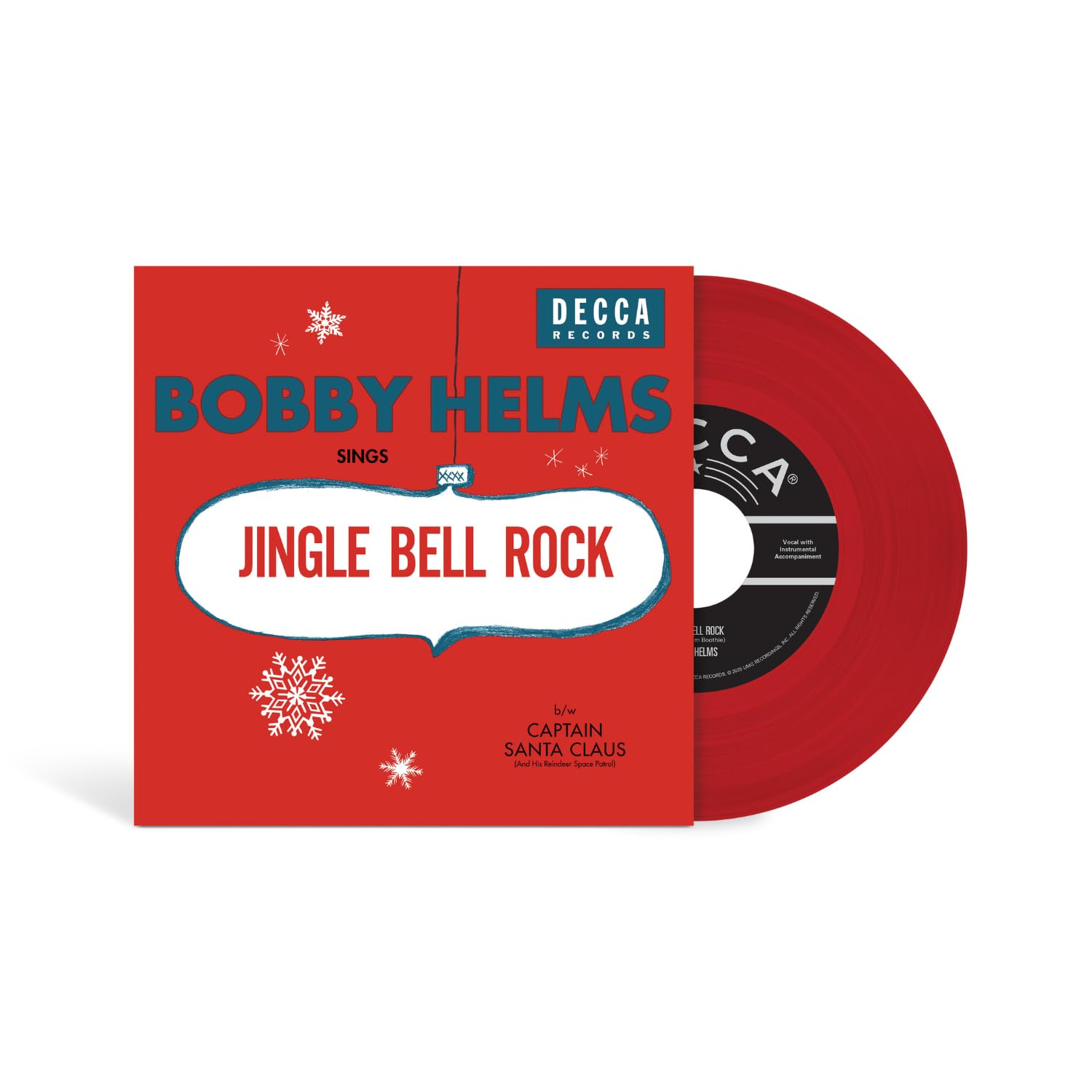 Bobby Helms/Jingle Bell Rock (Apple Red Vinyl)@7" Single