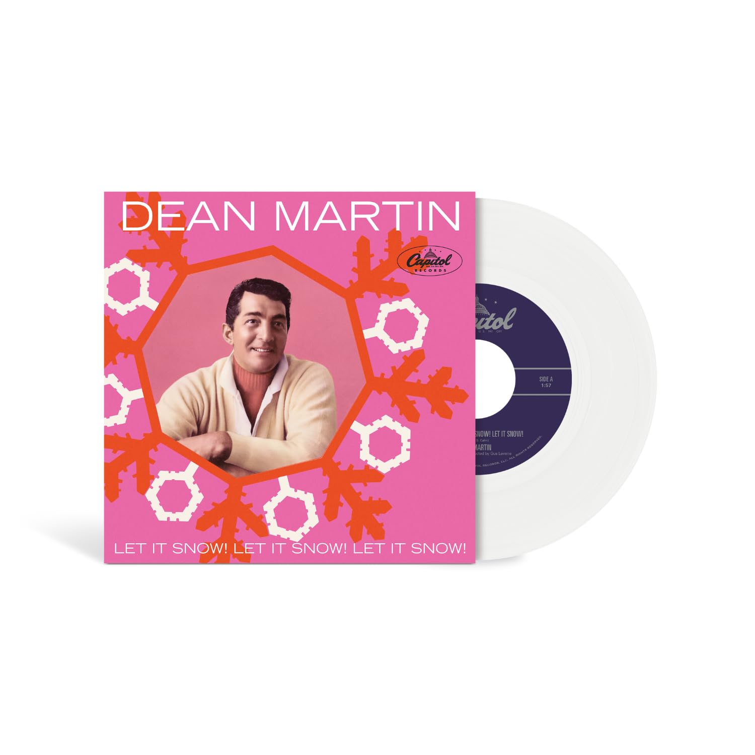 Dean Martin/Let It Snow / Rudolph The Red-Nosed Reindeer (White Vinyl)@7" Single