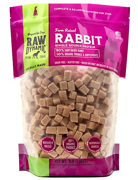 Raw Dynamic Frozen Raw Rabbit Formula for Dogs