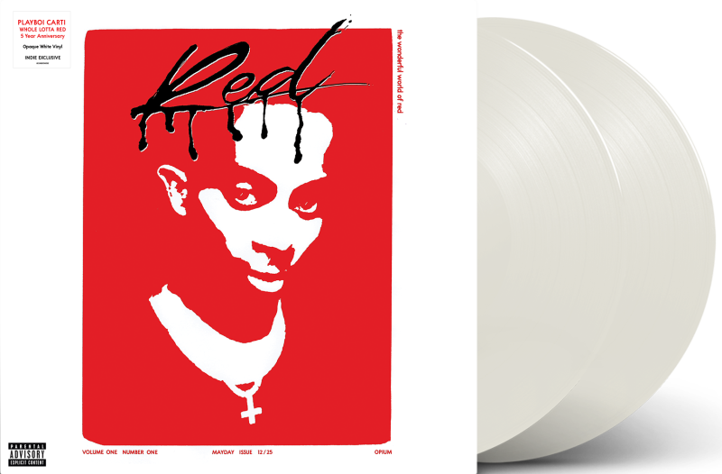 Playboi Carti/Whole Lotta Red (Rain Cloud White Vinyl w/ Alternate Cover)@Indie Exclusive / 5 Year Anniversary Edition@2LP