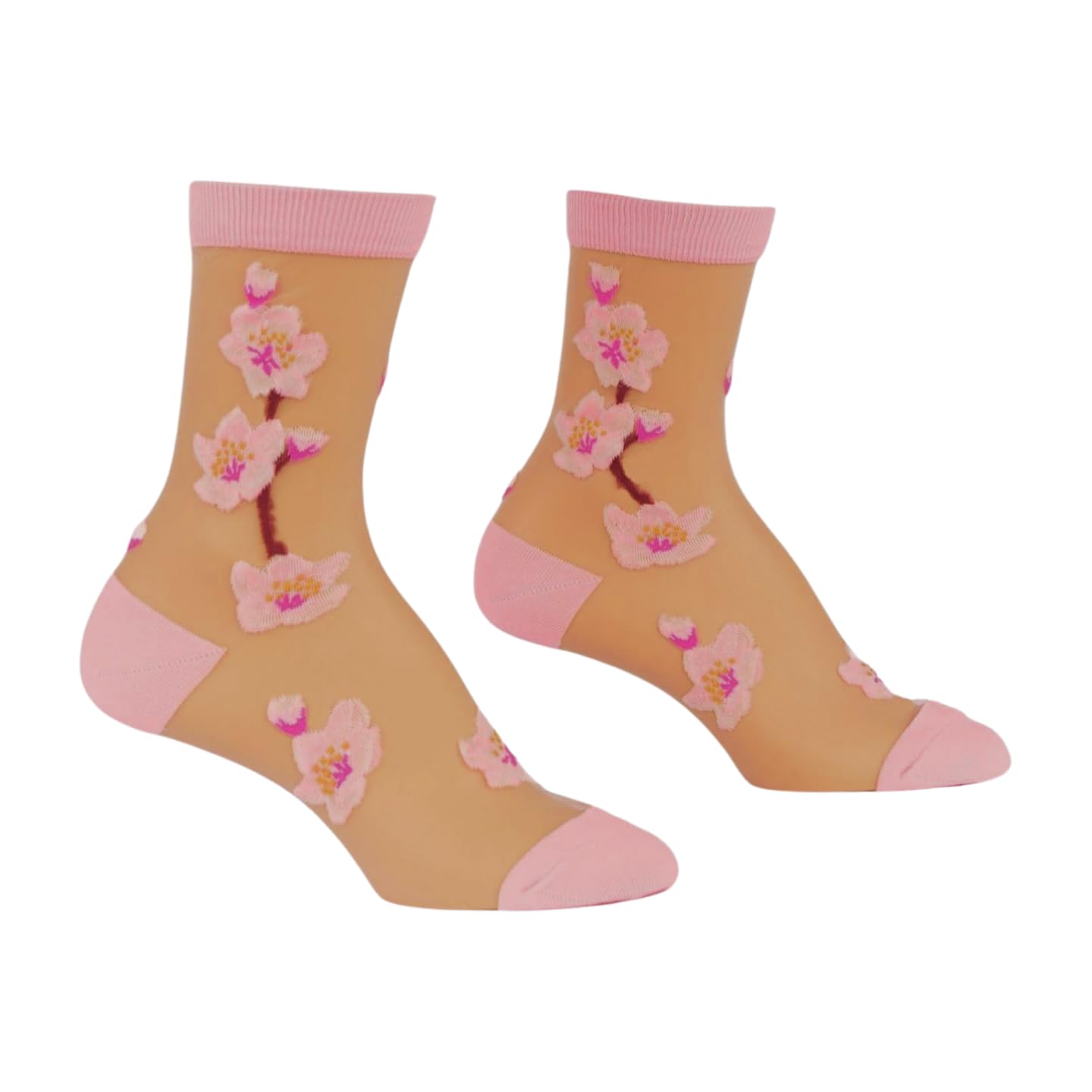 Sheer Crew/Cherry Blossoms