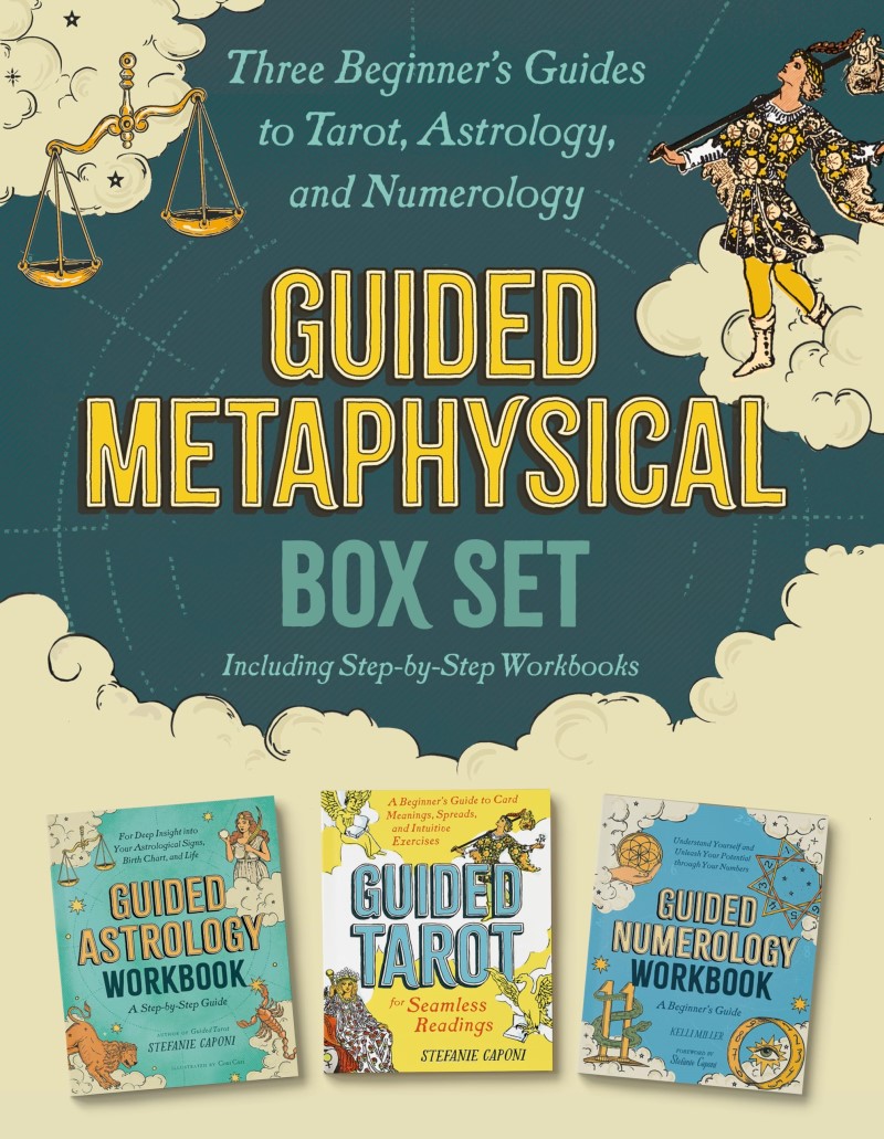 Stefanie Caponi/Guided Metaphysical Box Set@ Three Beginner's Guides to Tarot, Astrology, and