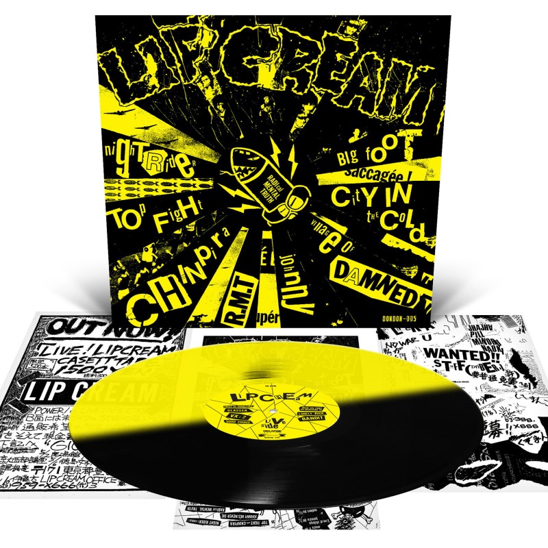 Lip Cream/Big Foot Cassette (Half Black & Half Yellow Vinyl)