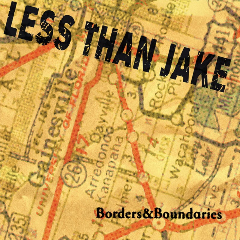 Less Than Jake/Borders & Boundaries 25th Anniversary (Yellow Vinyl)@Explicit Version@Amped Exclusive