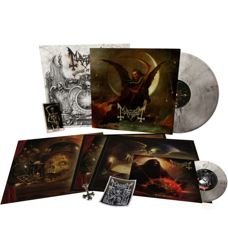 Mayhem/Liturgy of Death (Black Marbled Vinyl + 7")
