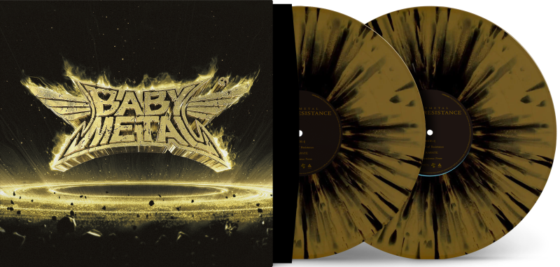BABYMETAL/METAL RESISTANCE (GOLD & BLACK SPLATTER VINYL)@2LP