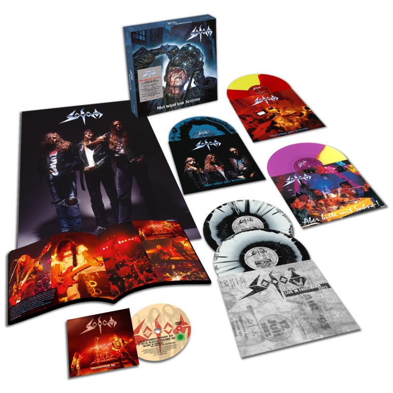 Sodom/Get What You Deserve (Expanded Edition) (Super Deluxe)@Color Vinyl@5LP/DVD