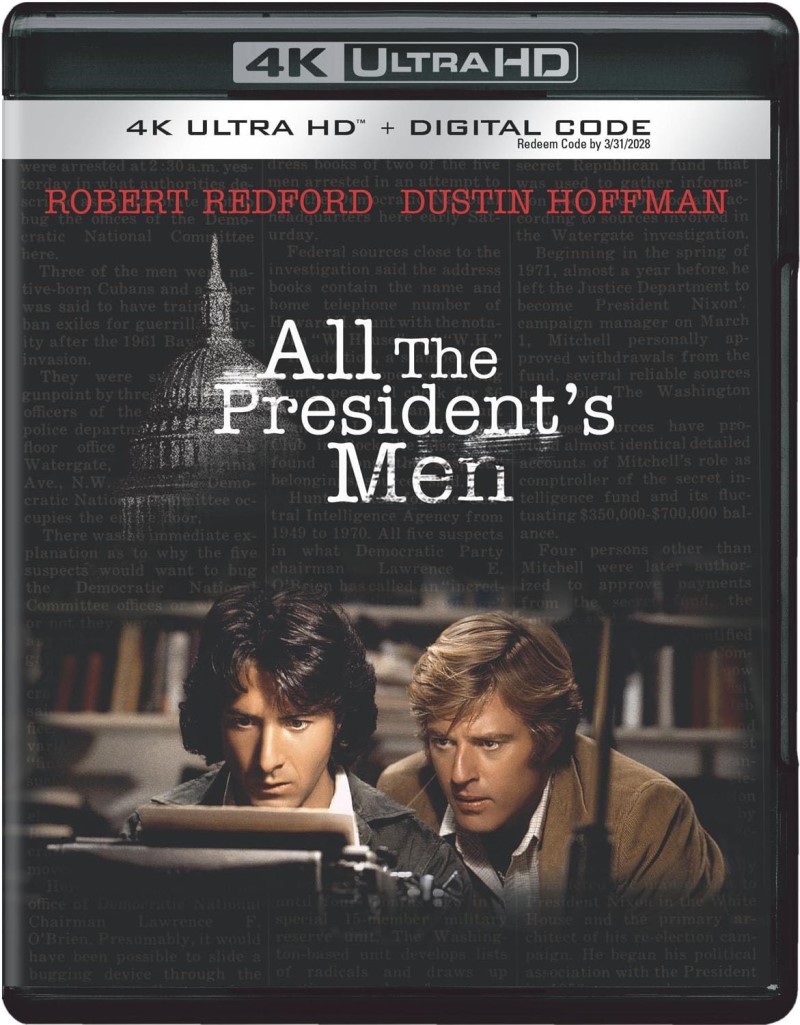 All The President's Men/Redford/Hoffman/Robards@4K-UHD