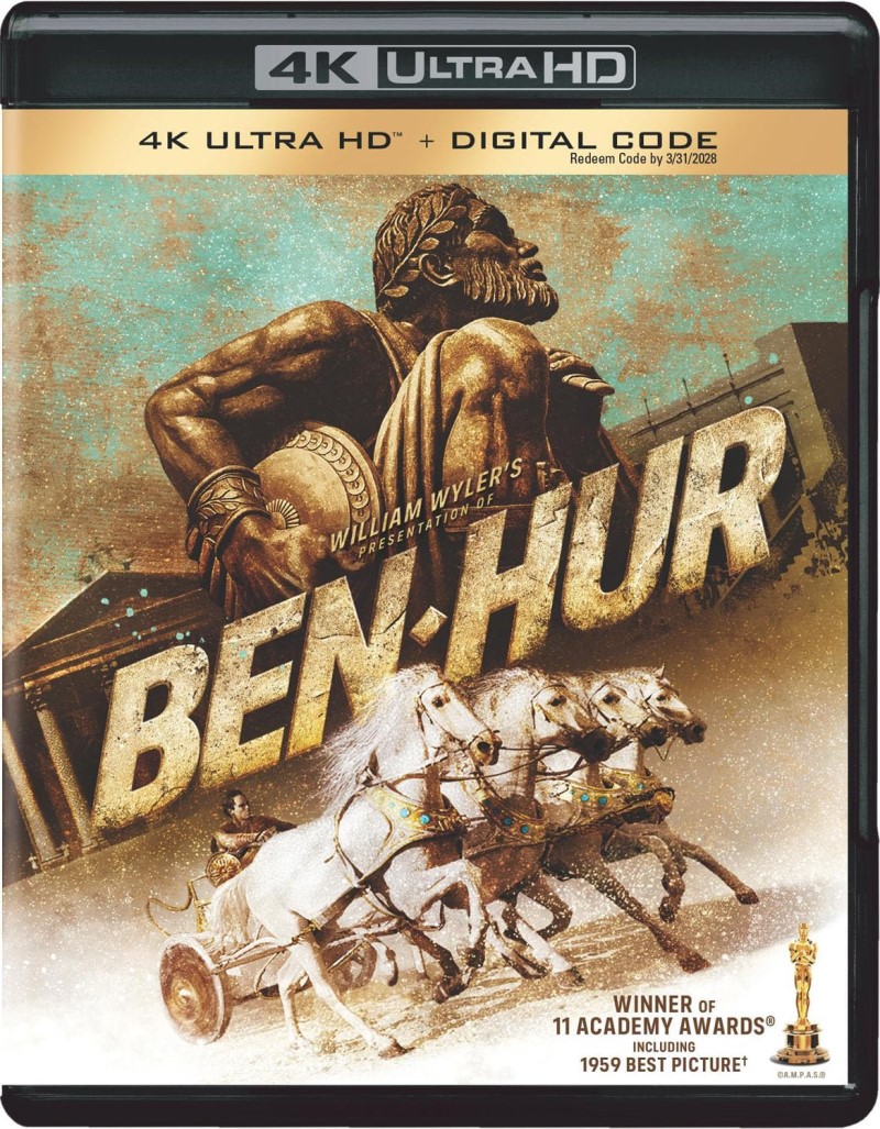 Ben-Hur (1959)/Charleston Heston, Jack Hawkins, and Haya Harateet@G@4K Ultra HD