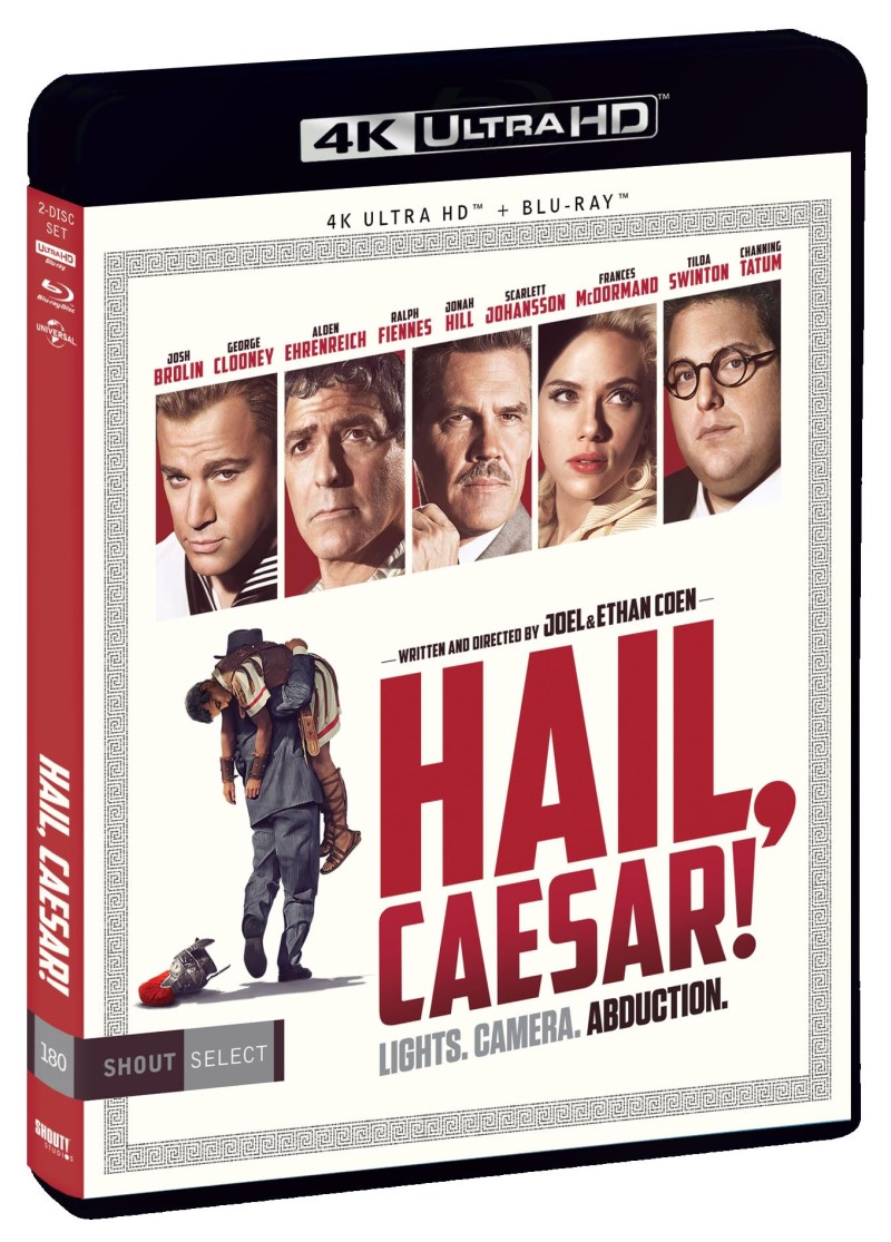 Hail, Caesar! (2016) (SHOUT! Select)/Josh Brolin, George Clooney, and Alden Ehrenreich@PG-13@4K Ultra HD + BLu-ray