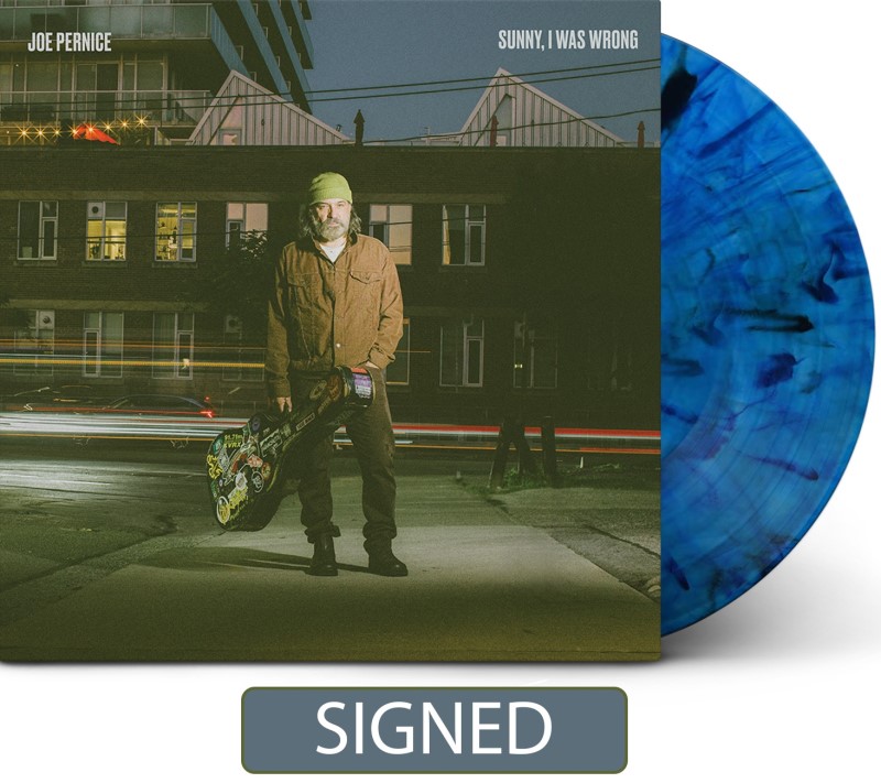 Joe Pernice/Sunny, I Was Wrong (BLACK & BLUE SPLATTER VINYL)@Indie Exclusive w/ Autographed Cover