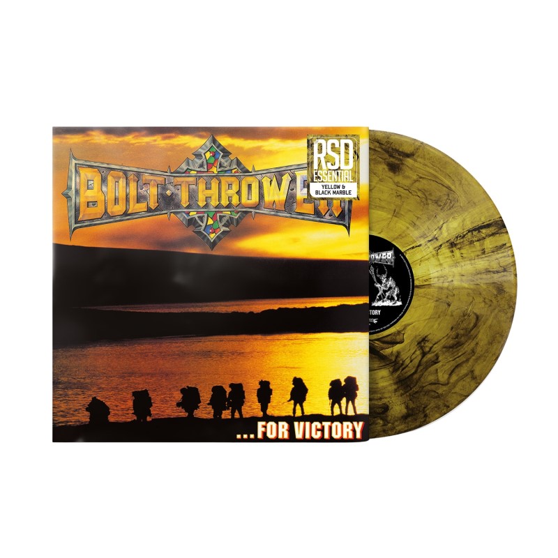 Bolt Thrower/For Victory (Yellow & Black Marble Vinyl)