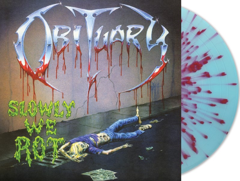 Obituary/Slowly We Rot (CORPSE BLUE WITH BLOOD SPLATTER VINYL)@Remastered, Expanded
