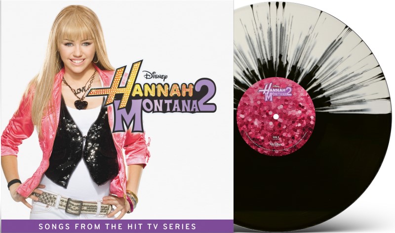 Hannah Montana 2/Original Soundtrack (Split Black/White Splatter Vinyl)@LP