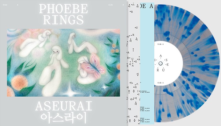 Phoebe Rings/Aseurai ("BLUE BUTTERFLY" BLUE & CLEAR SPLATTER VINYL)
