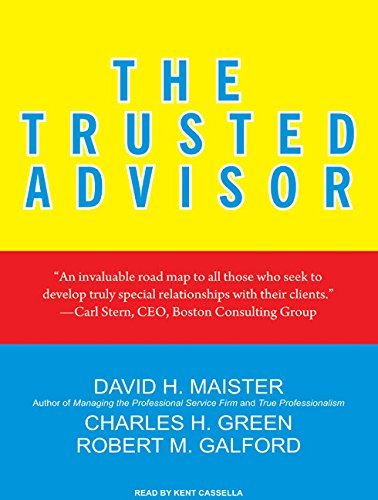 Robert M. Galford The Trusted Advisor CD 