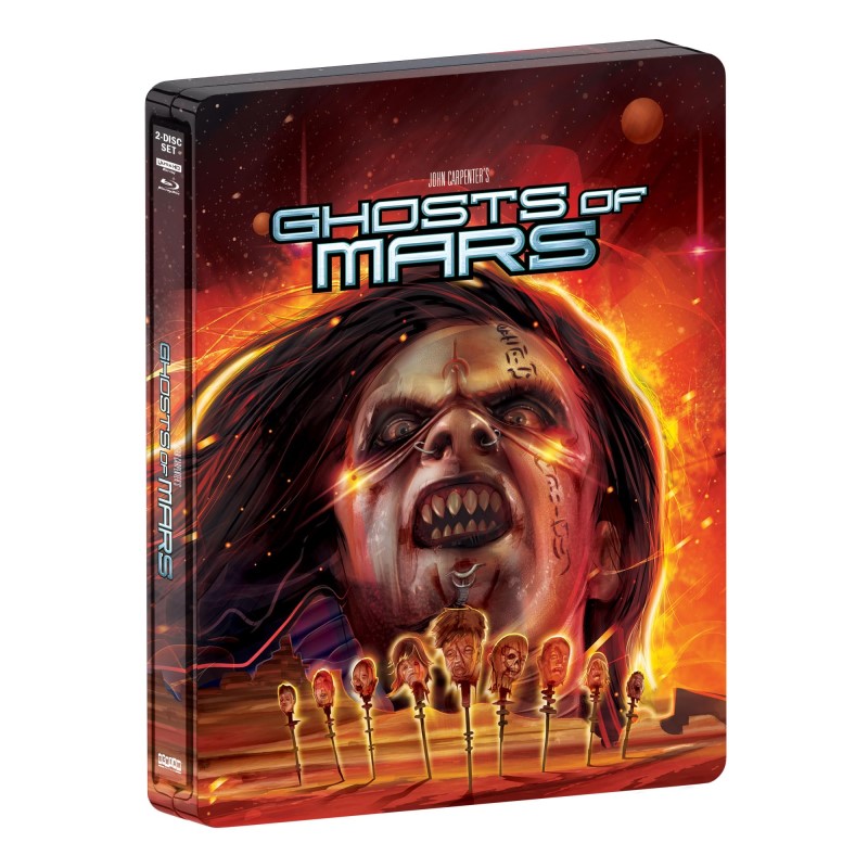 John Carpenter's Ghosts of Mars (2001) (SCREAM! Factory) (SteelBook)/O'Shea "Ice Cube" Jackson Sr., Natasha Henstridge, and Jason Statham@R@4K Ultra HD + Blu-ray