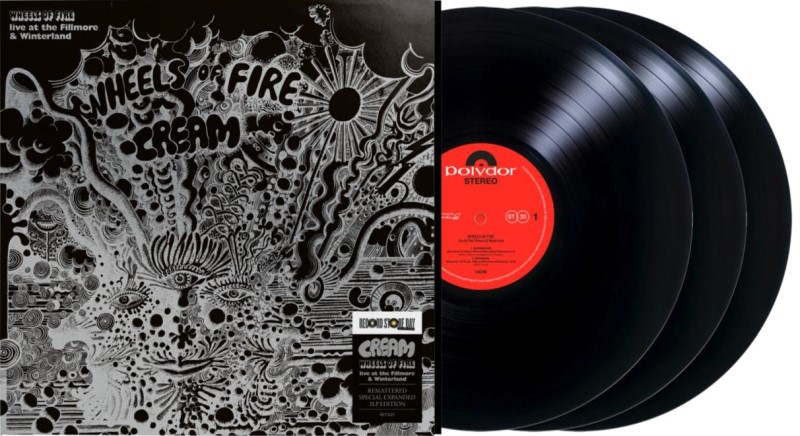 Cream/Wheels Of Fire: Live Att The Fillmore & Winterland@RSD Exclusive / Ltd. 4500 USA@3LP