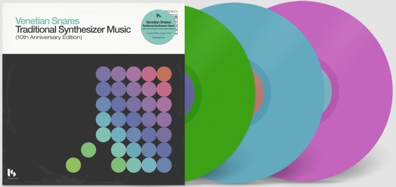 Venetian Snares/Traditional Synthesizer Music (GREEN BLUE & PINK VINYL)@10th Anniversary Edition@3LP