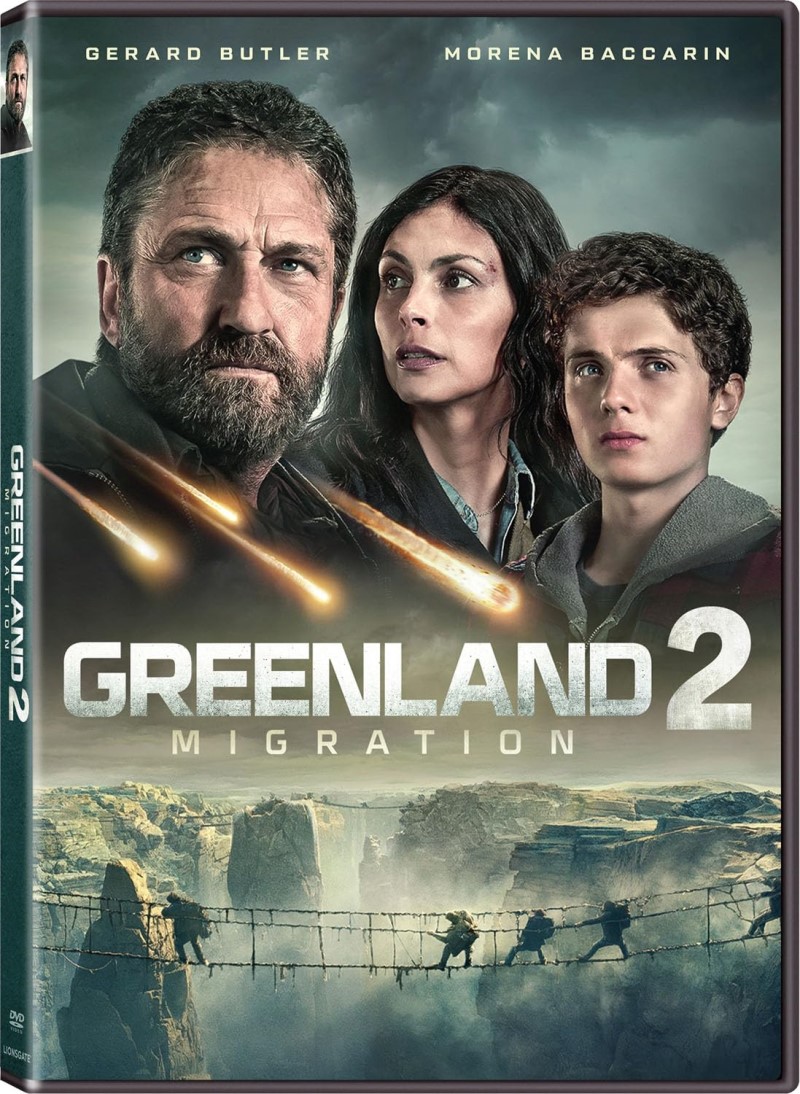 Greenland 2: Migration (2026)/Gerard Butler, Morena Baccarin, and Roman Griffin Davis@PG-13@DVD