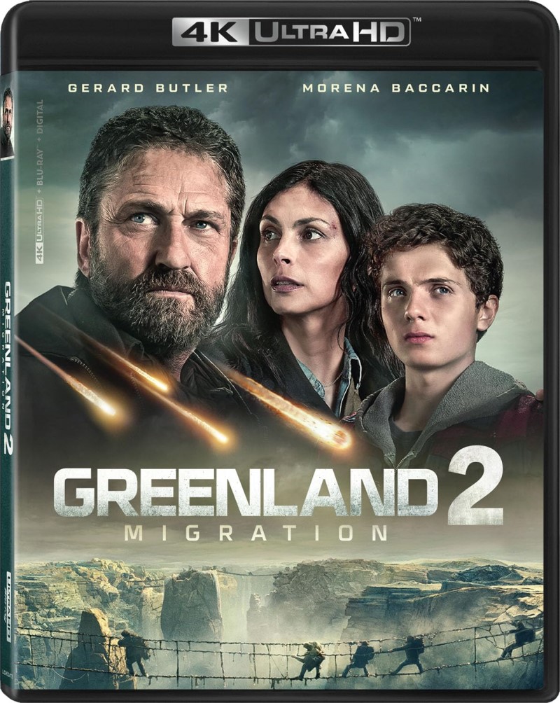 Greenland 2: Migration (2026)/Gerard Butler, Morena Baccarin, and Roman Griffin Davis@PG-13@4K Ultra HD