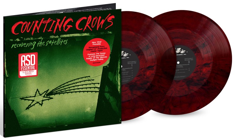 Counting Crows/Recovering The Satellites (Lava Red Vinyl)