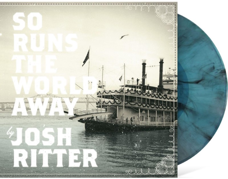 JoshvRitter/So Runs the World Away (SEAGLASS WITH BLACK SWIRL VINYL)@w/ download card