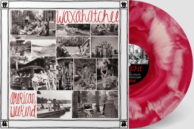 Waxahatchee/American Weekend (RED/WHITE SWIRL VINYL)