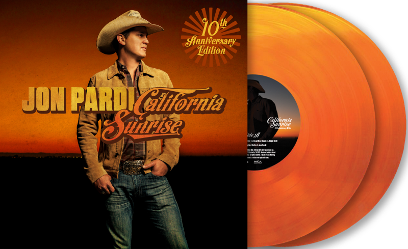 Jon Pardi/California Sunrise (Sunrise Vinyl)@10th Anniversary Edition@2LP