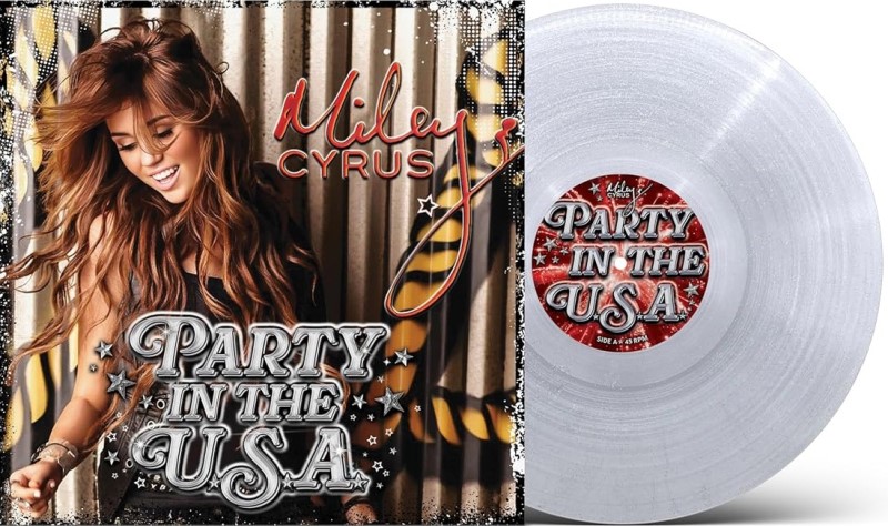 Miley Cyrus/Party in the U.S.A. (Clear/Glitter Vinyl)@7" Single