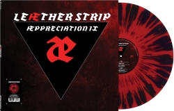 Leaether Strip/Aeppreciation IX (Black/Red Splatter Vinyl)